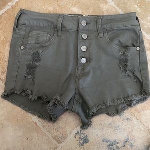 Altard states Green denim shorts size 27/5